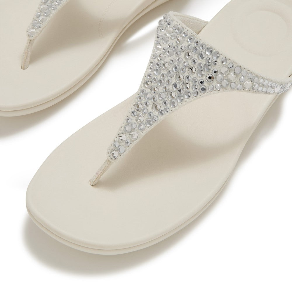 Women's Fitflop Solay Mixed-Crystal Toe Post Sandals