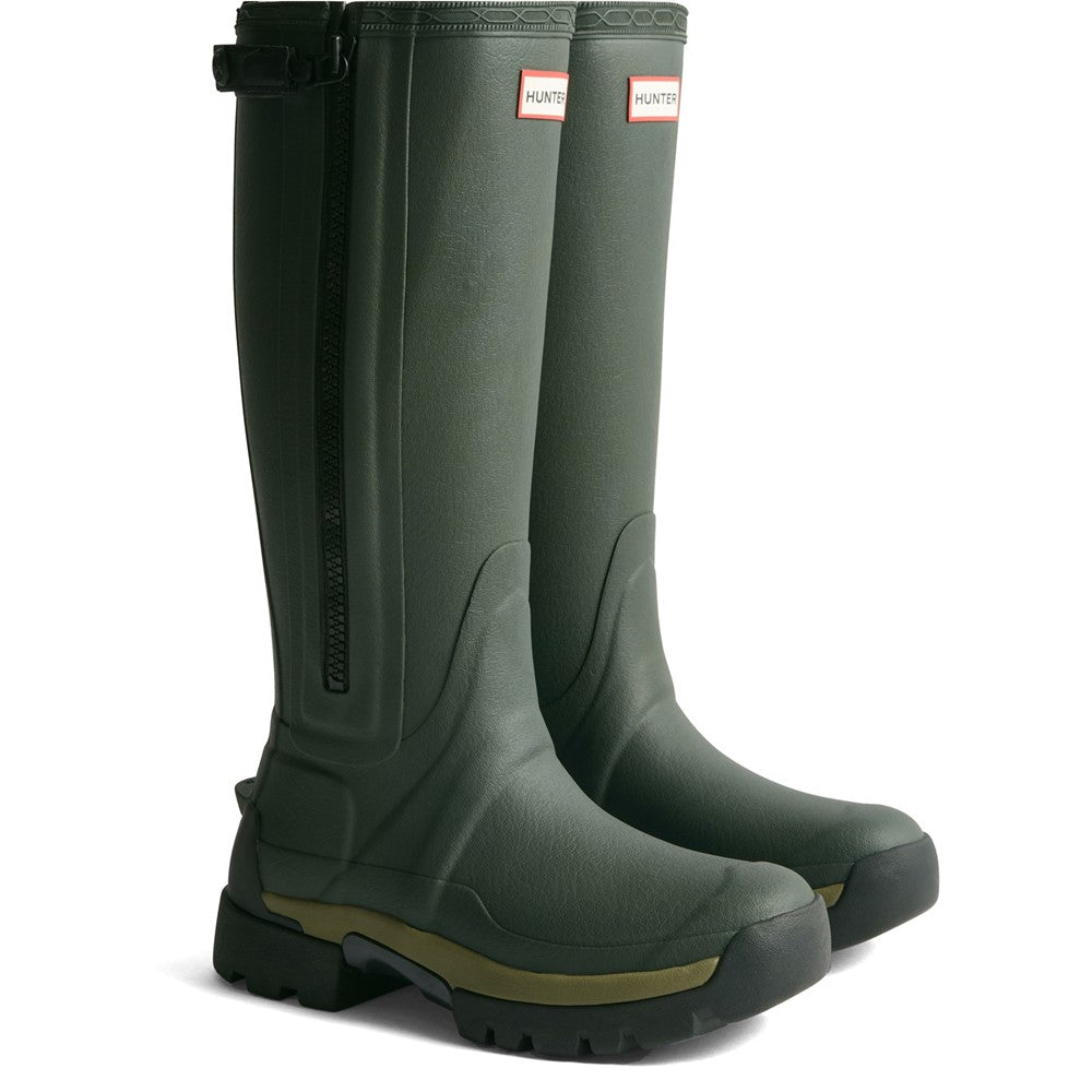 Women's Hunter Womens Balmoral Tall Zip Up Neo Lined Wellingtons