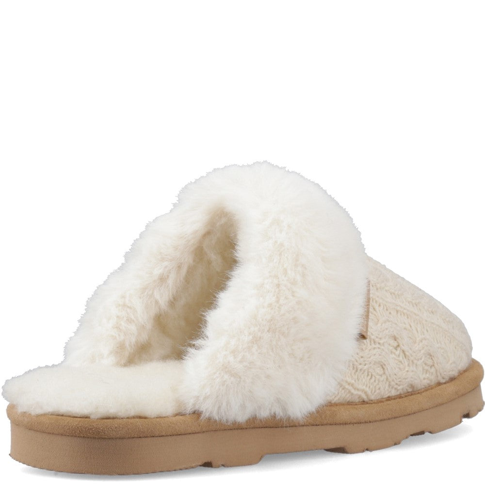 Women's Bearpaw Rumie Cable Knit Slippers