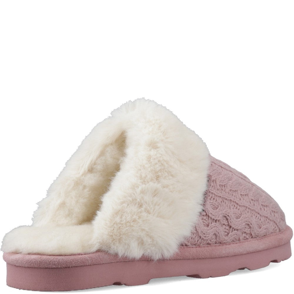Women's Bearpaw Rumie Cable Knit Slippers