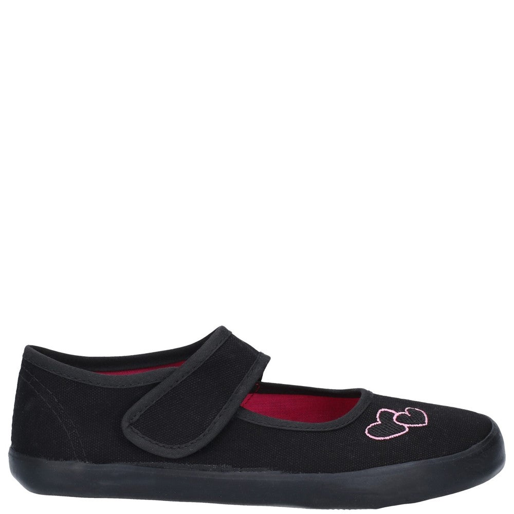 Girls' Mirak Bar Touch Fastening Plimsoll