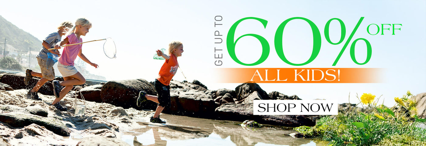 GET UP TO 60% OFF ALL KIDS! SHOP NOW