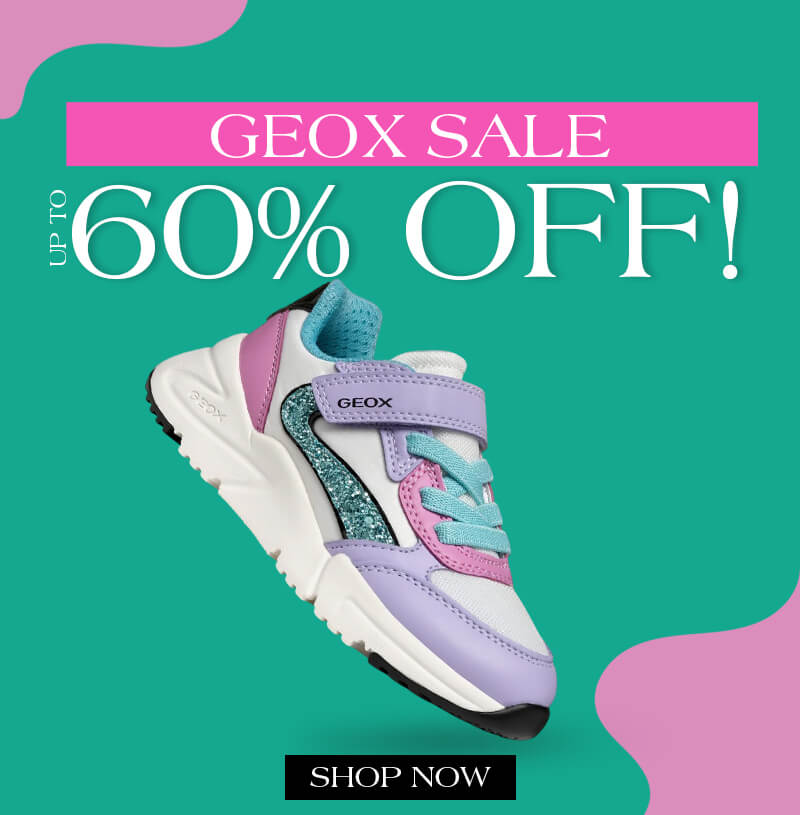 GEOX SALE. UP TO 60% OFF! SHOP NOW