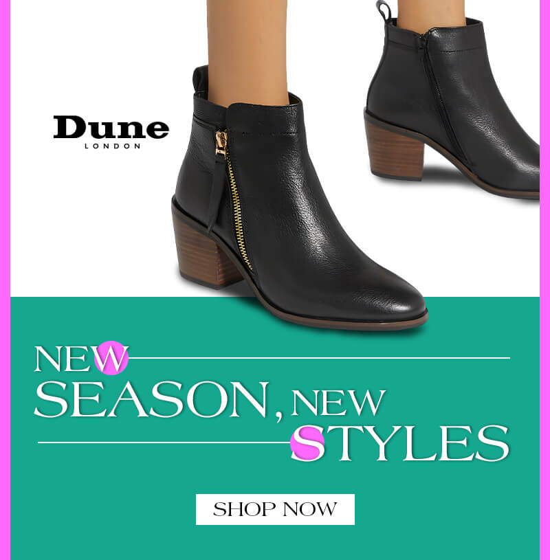Dune LONDON. NEW SEASON, NEW STYLES. SHOP NOW