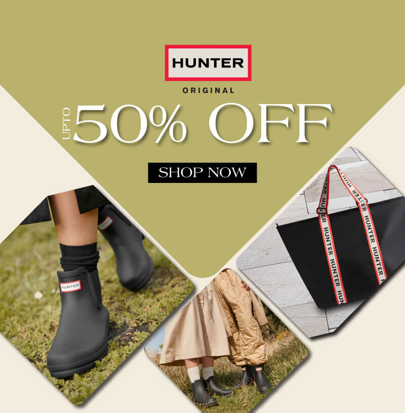 HUNTER ORIGINAL. UP TO 50% OFF. SHOP NOW
