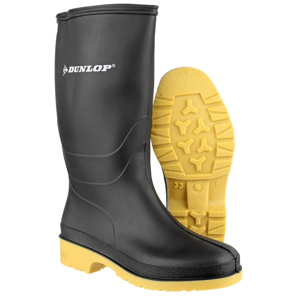 Boys' Dunlop Dulls Wellington Boot