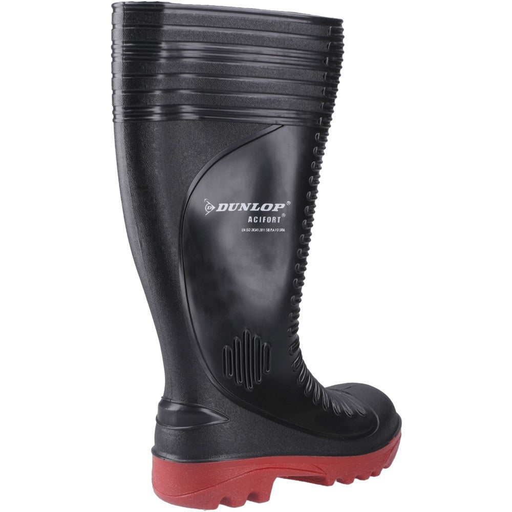 Men's Dunlop Acifort Ribbed Full Safety Wellington