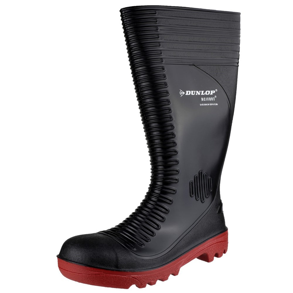 Men's Dunlop Acifort Ribbed Full Safety Wellington