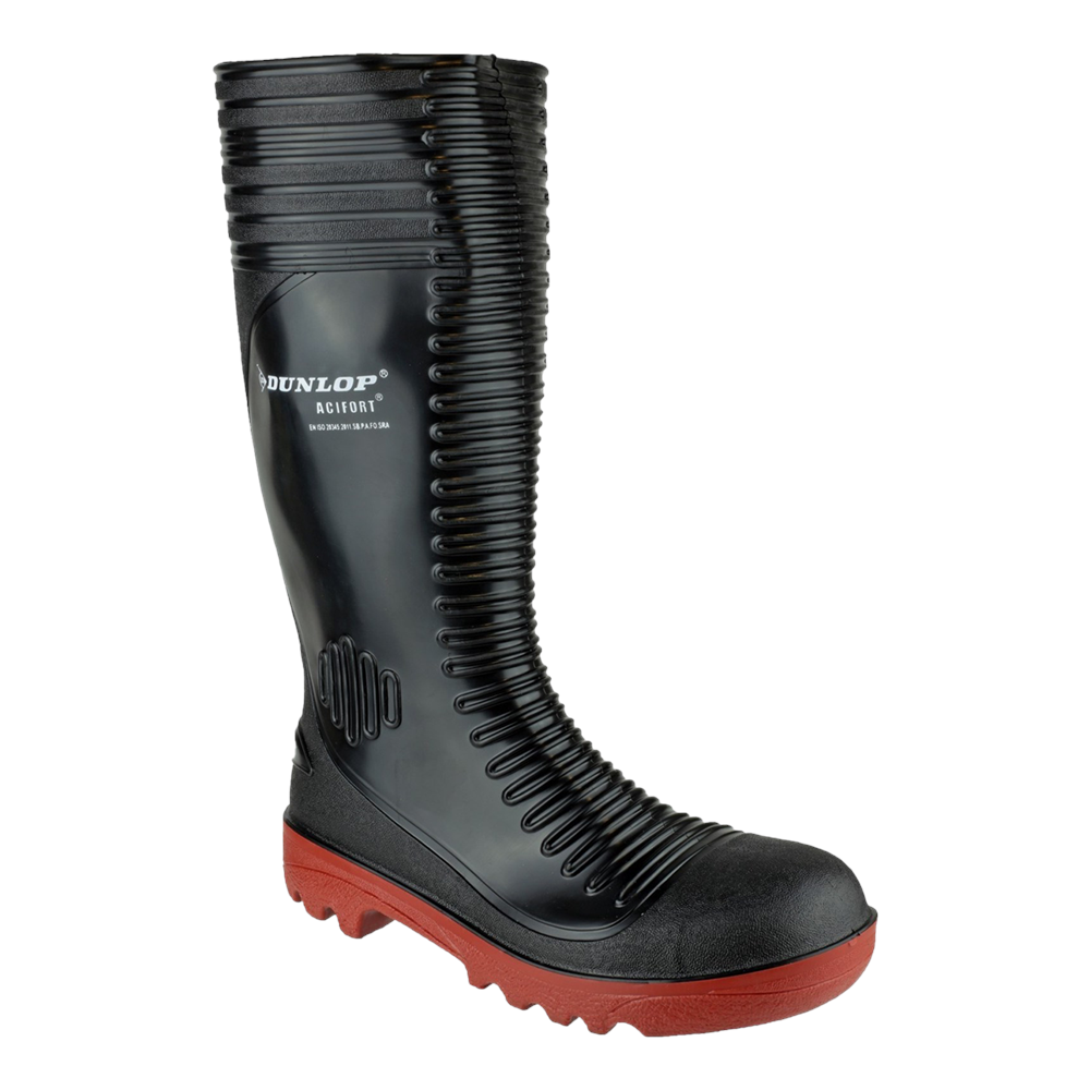 Men's Dunlop Acifort Ribbed Full Safety Wellington