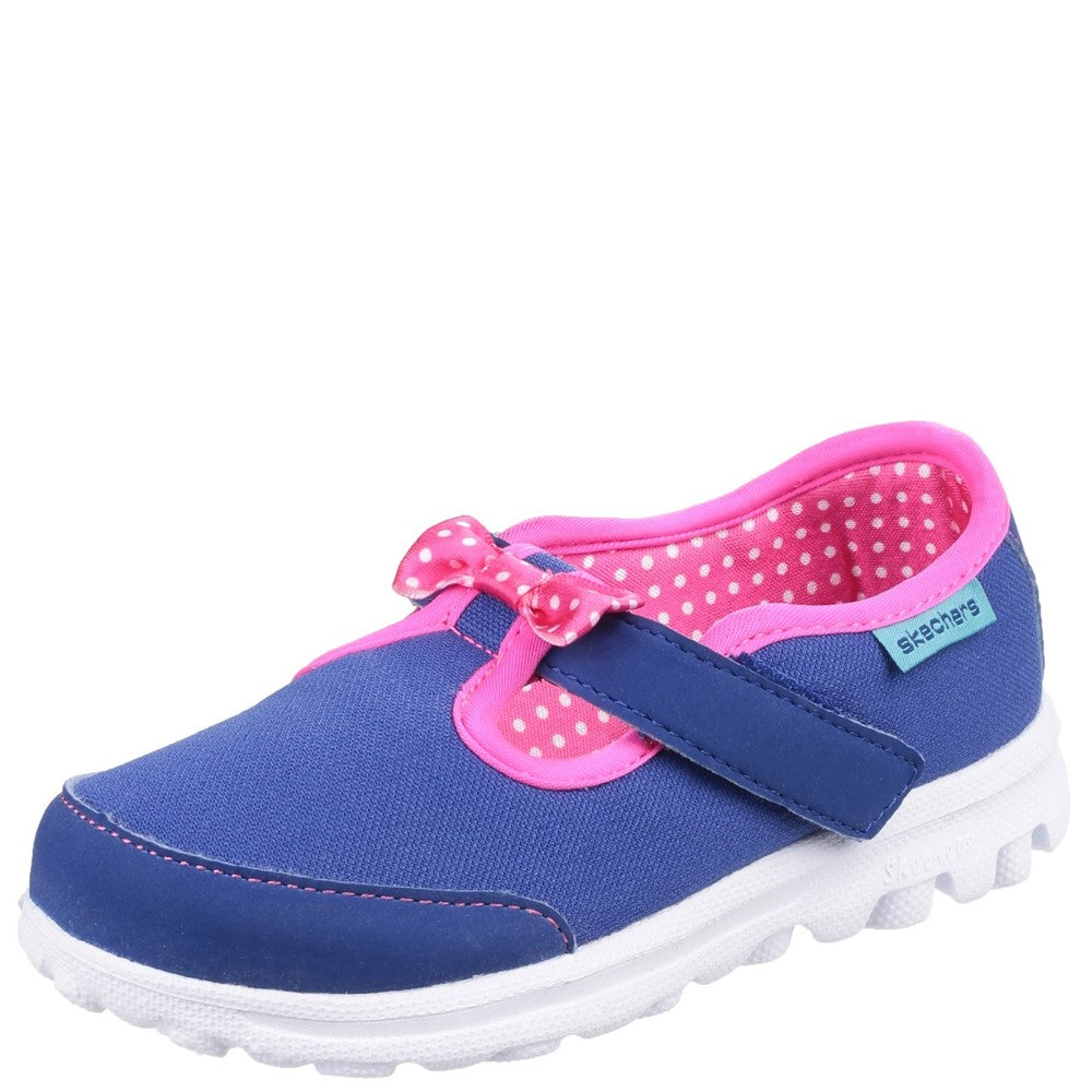 Girls' Skechers Go Walk - Bitty Bow