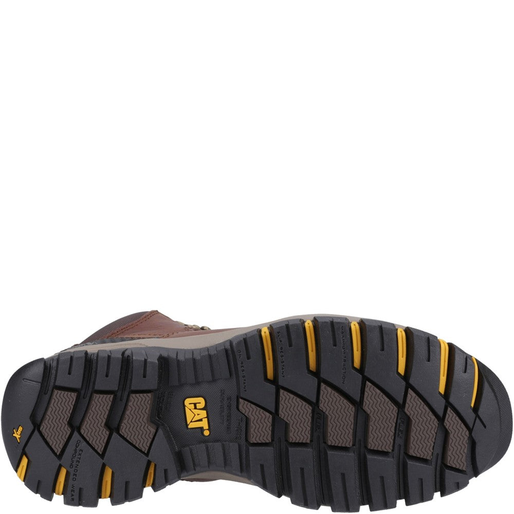 Men's Caterpillar Navigator Wide Fit  Mid Safety Boot