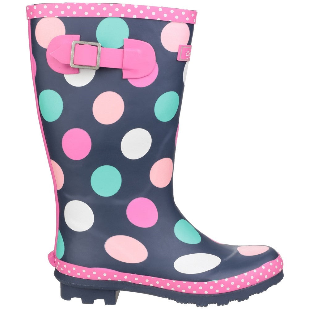 Kids' Cotswold Dotty Jnr Pull On Wellington Boot