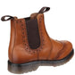 Men's Amblers Dalby Pull On Brogue Boot