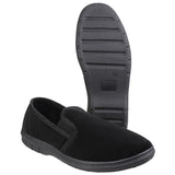 Men's Fleet & Foster John Twin Gusset Memory Foam Slipper