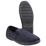 Men's Fleet & Foster John Twin Gusset Memory Foam Slipper