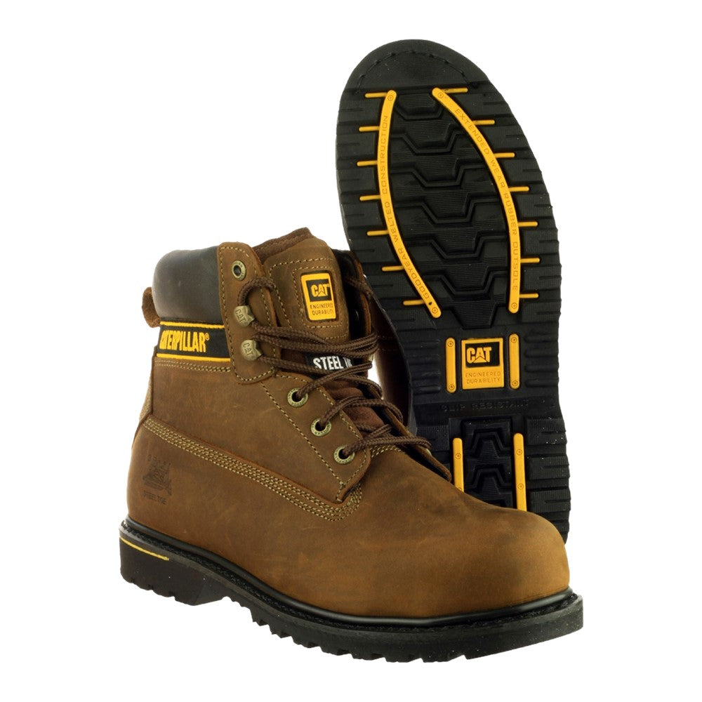 Men's Caterpillar Holton S3 Wide Fit Safety Boot