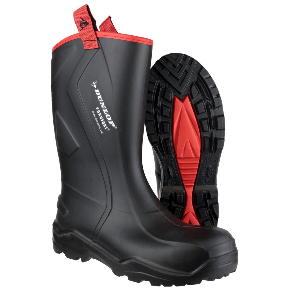 Men's Dunlop Purofort+ Rugged Full Safety Wellingtons