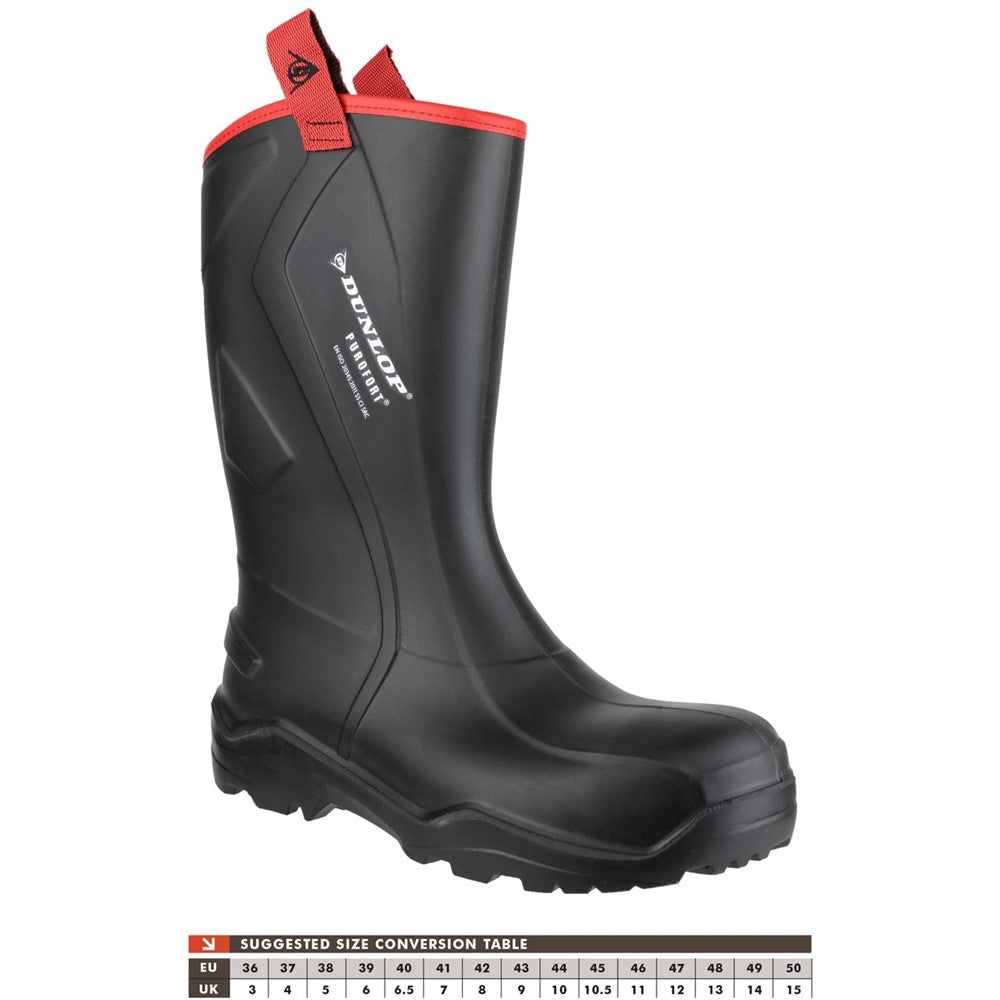 Men's Dunlop Purofort+ Rugged Full Safety Wellingtons