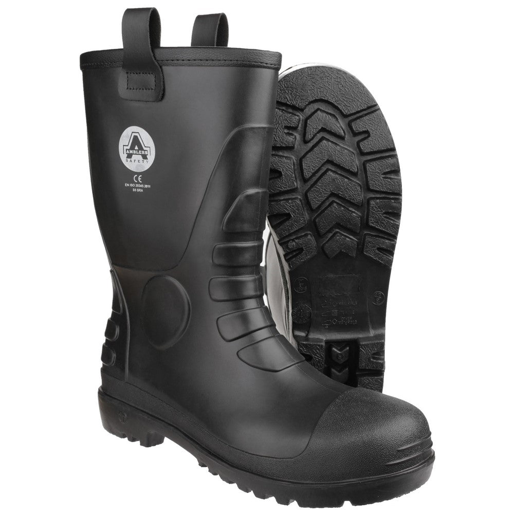 Unisex Amblers Safety FS90 Waterproof PVC Pull on Safety Rigger Boot