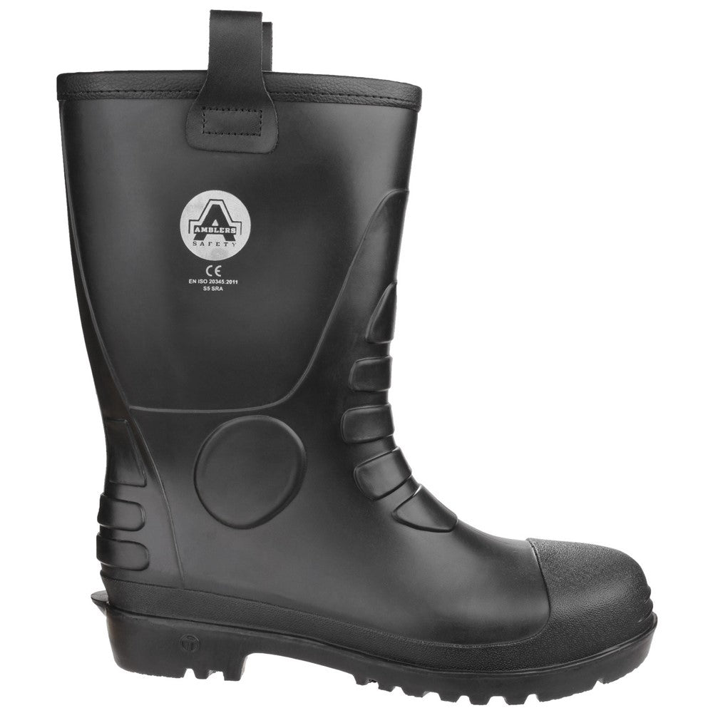 Unisex Amblers Safety FS90 Waterproof PVC Pull on Safety Rigger Boot