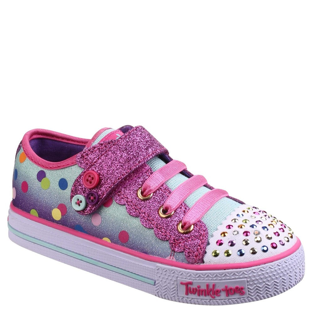 Girls' Skechers Twinkle Toes Shuffles - Dazzle Dots