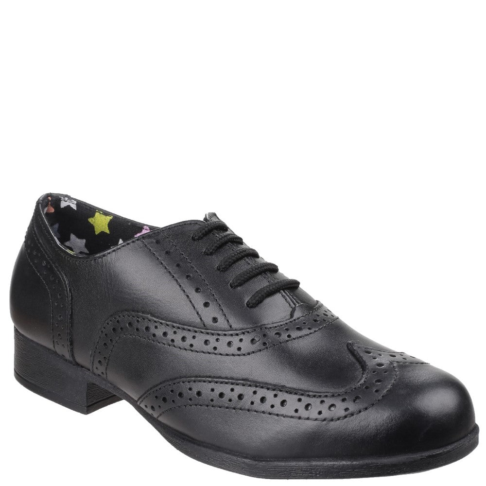 Girls' Hush Puppies Kada Senior XL School Shoe