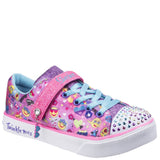 Girls' Skechers Twinkle Breeze 2.0 Character Cutie Touch Fastening Trainer