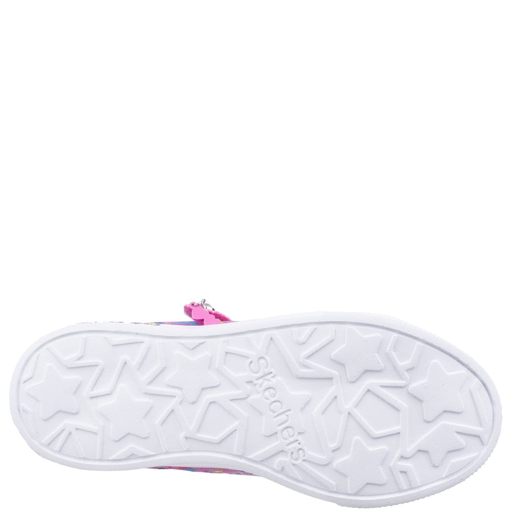 Girls' Skechers Twinkle Breeze 2.0 Character Cutie Touch Fastening Trainer