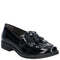 black patent tassle