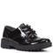 black patent brogue