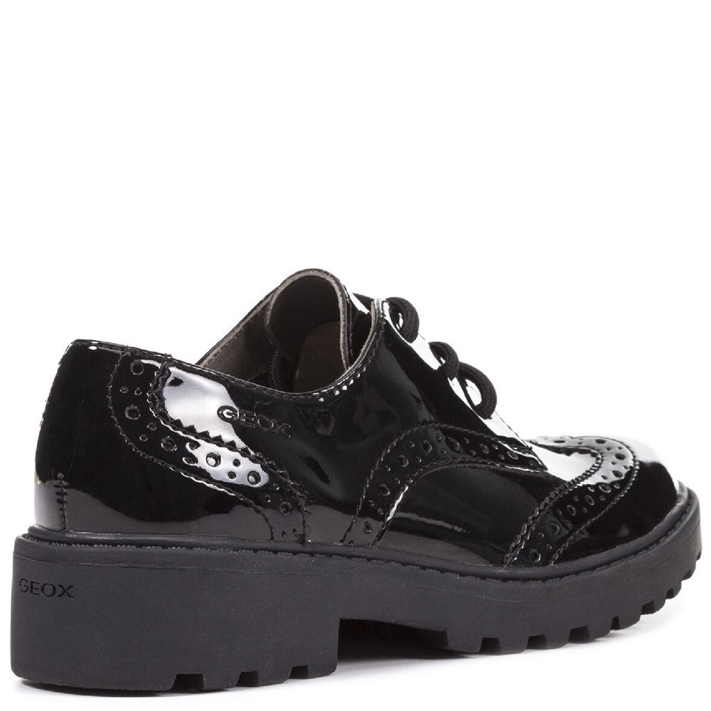 Girls' Geox Casey Lace Up Senior School Shoes