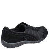 Women's Skechers Breathe-Easy-Weekend Wishes Suede & Mesh Lace Up Trainer