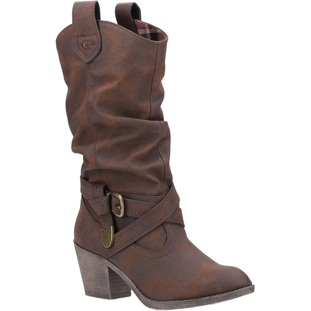 Women's Rocket Dog Sidestep Mid-Calf Western Boot