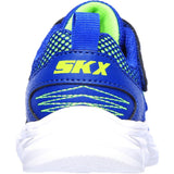 Boys' Skechers Advance-Intergrid Touch Fastening Strap Trainer with Two Layer Mesh Upper
