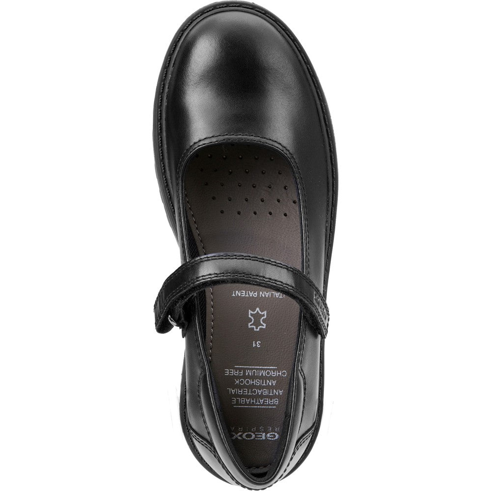 Girls' Geox Casey Ballerina Senior School Shoes