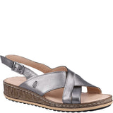 Women's Hush Puppies Elena Cross Over Wedge Sandal