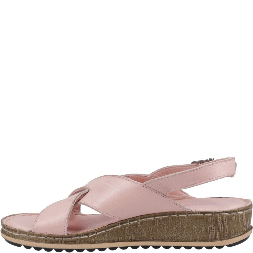 Women's Hush Puppies Elena Cross Over Wedge Sandal