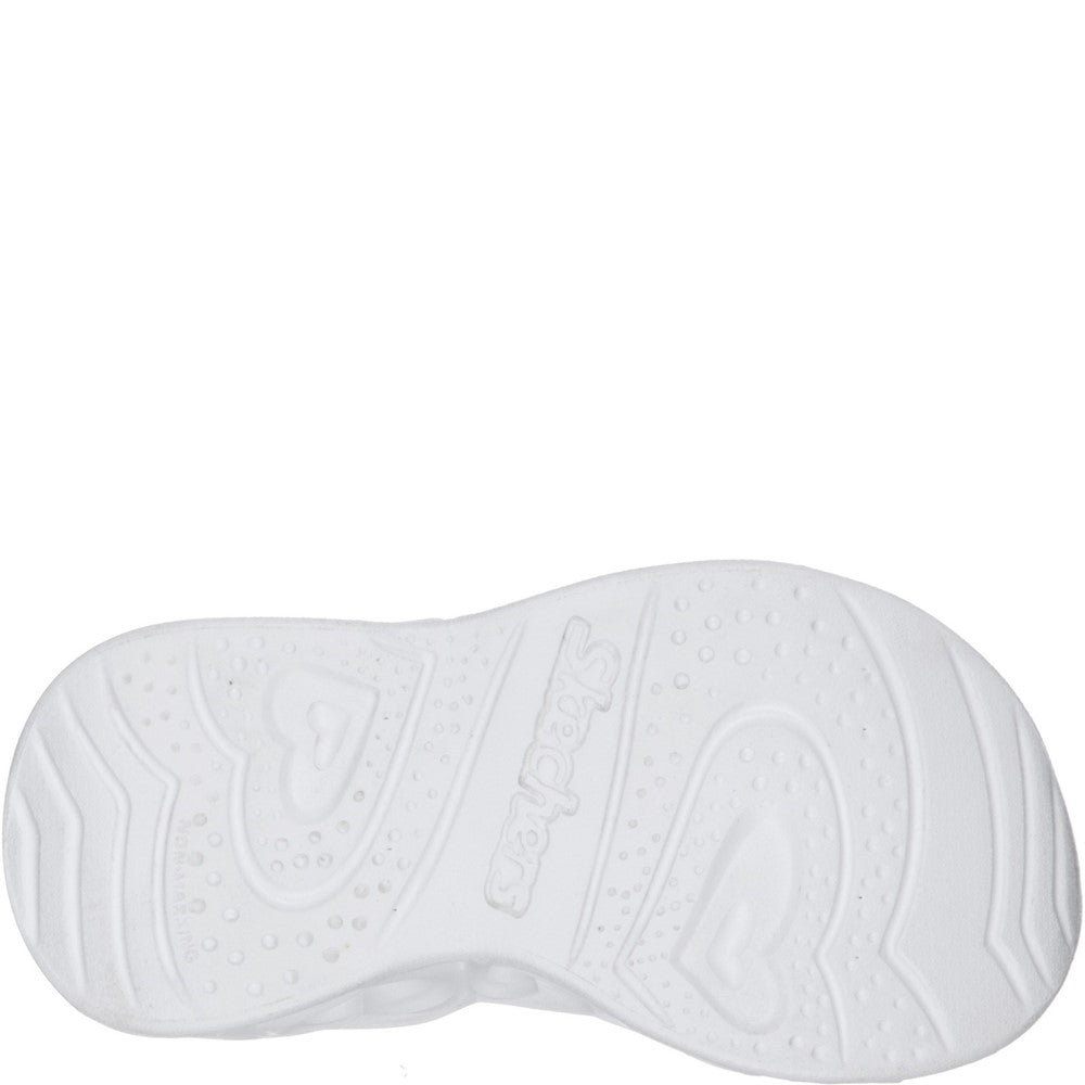 Girls' Skechers S Lights Heart Lights Savvy Cat Sandal