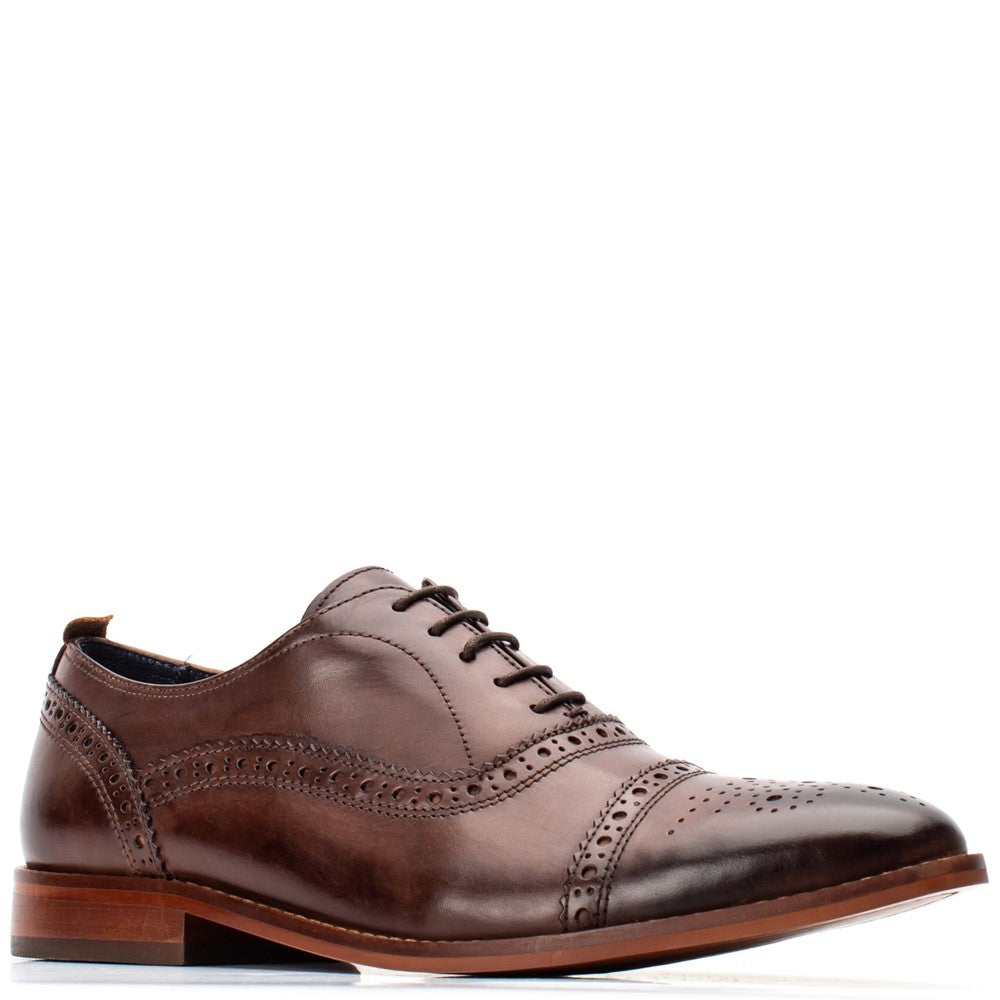 Men's Base London Cast Washed Brogue Shoe