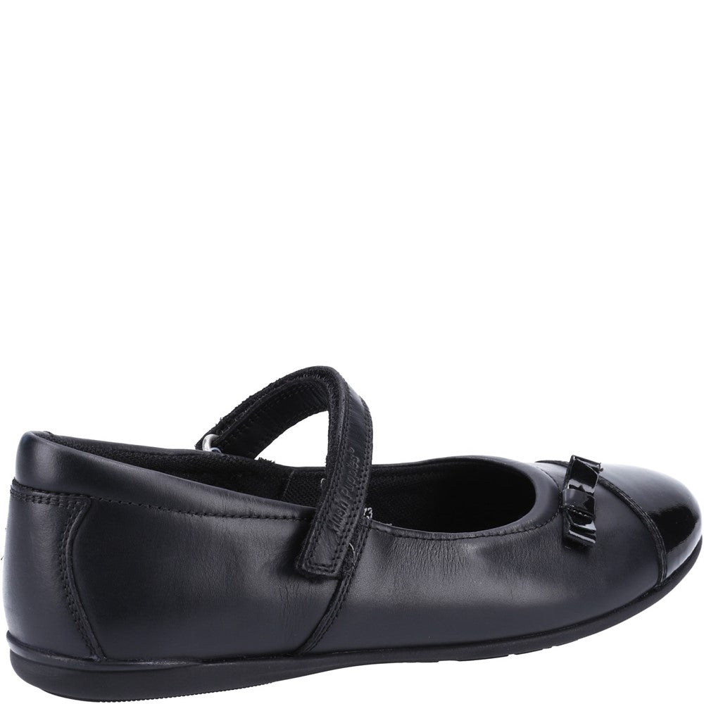 Girls' Hush Puppies Danielle Senior School Shoe Black