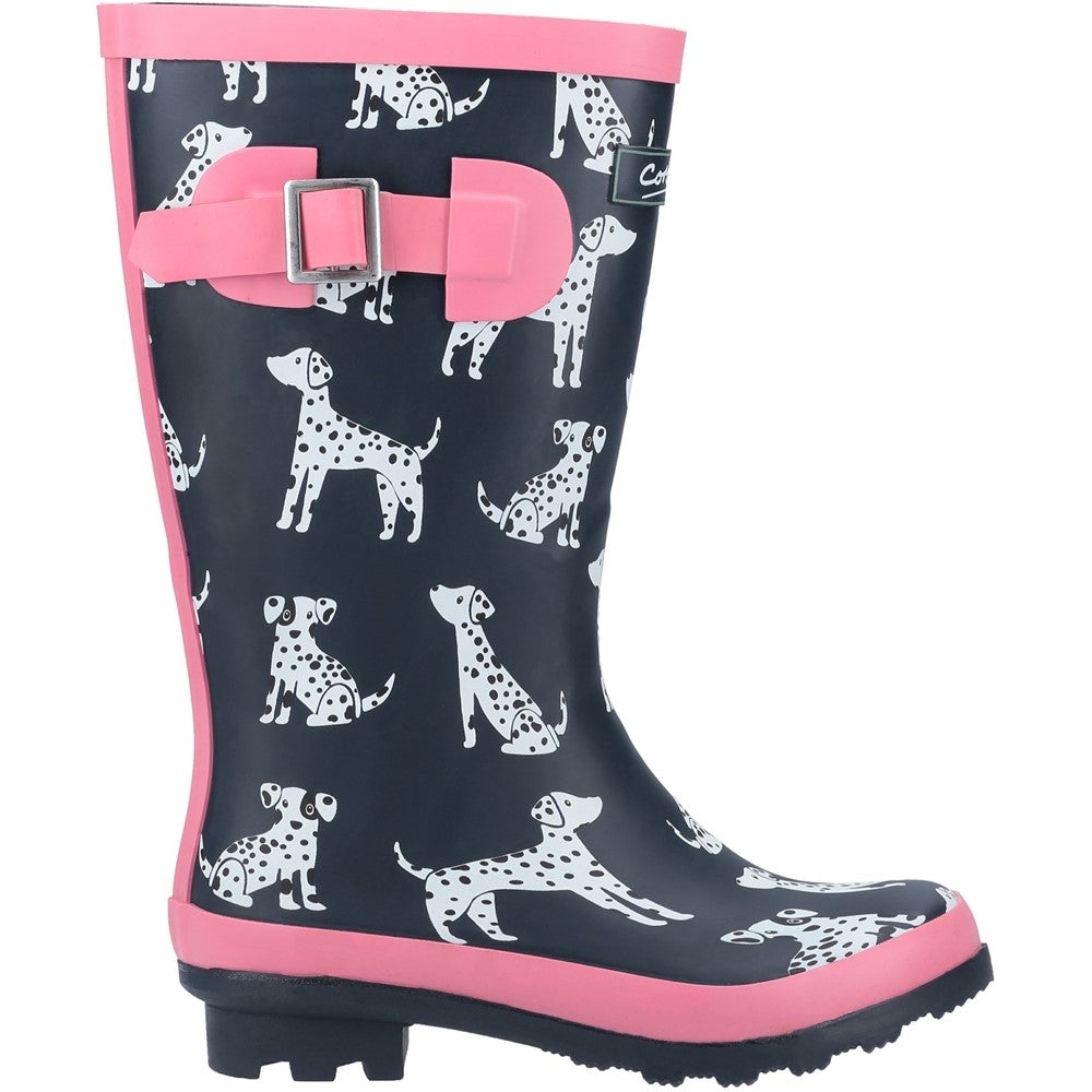 Kids' Cotswold Spot Wellington Boots