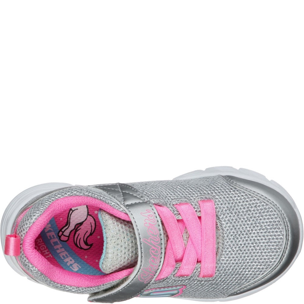 Girls' Skechers Comfy Flex Moving On Sports Trainer