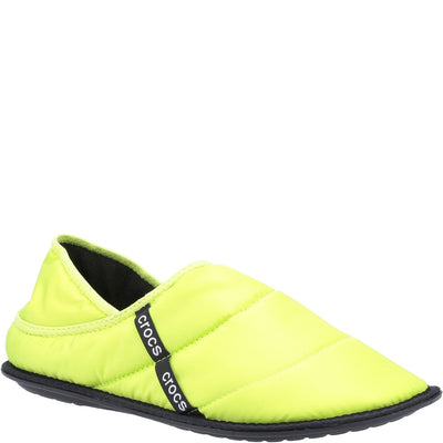 Unisex Crocs Neo Puff Slipper — Lime colourway