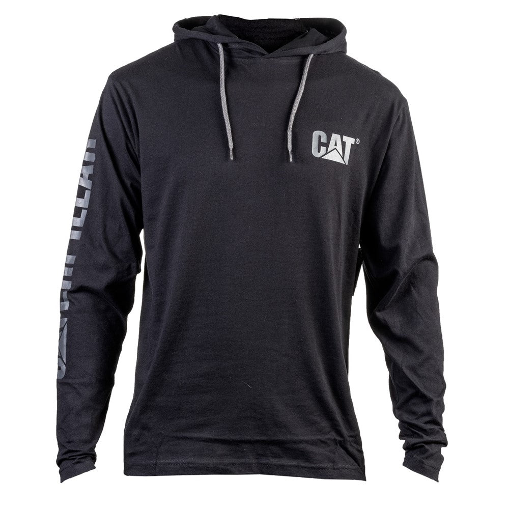 Men's Caterpillar Hooded Long Sleeve Tee