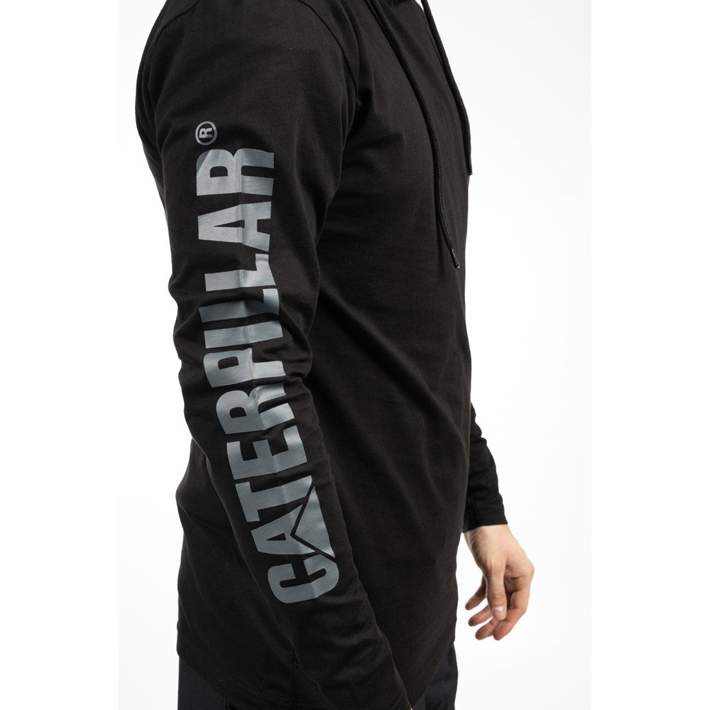 Men's Caterpillar Hooded Long Sleeve Tee