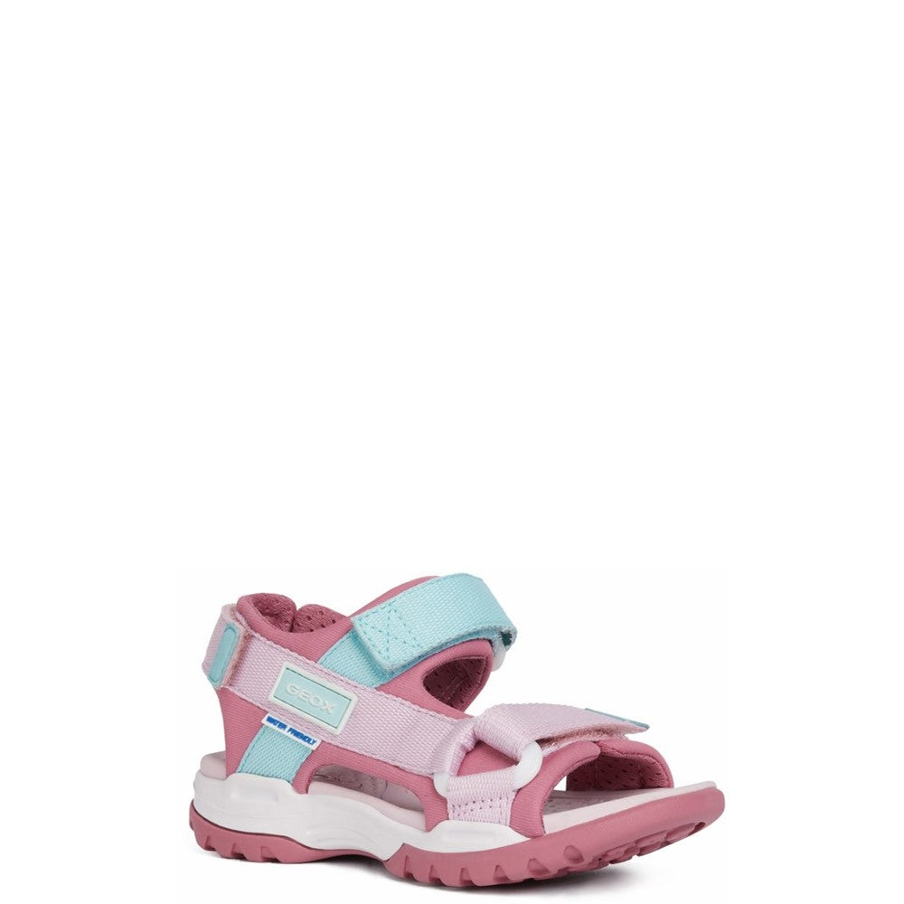 Girls' Geox Borealis Touch Fastening Infant Sandals
