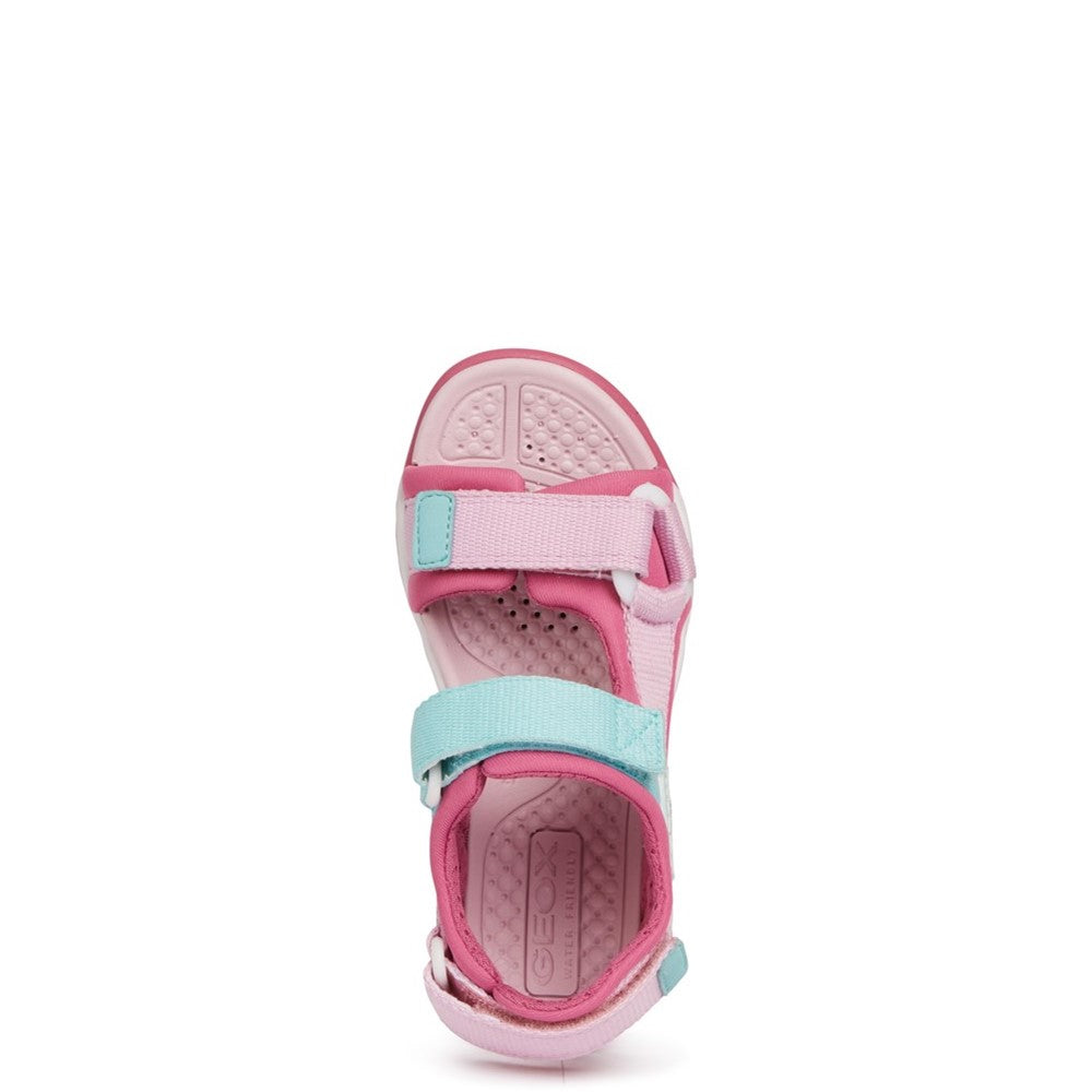 Girls' Geox Borealis Touch Fastening Junior Sandals