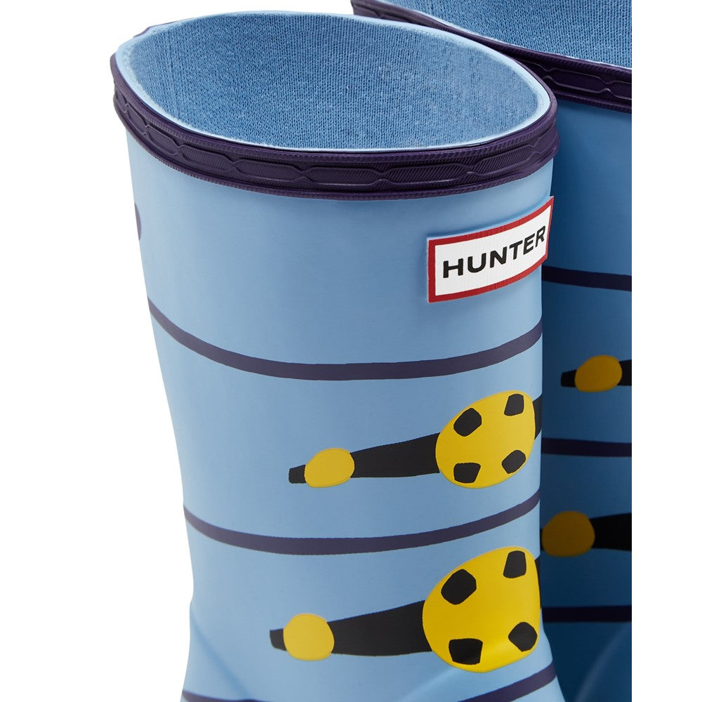 Kids' Hunter First Classic Caterpillar Character Wellington Boot