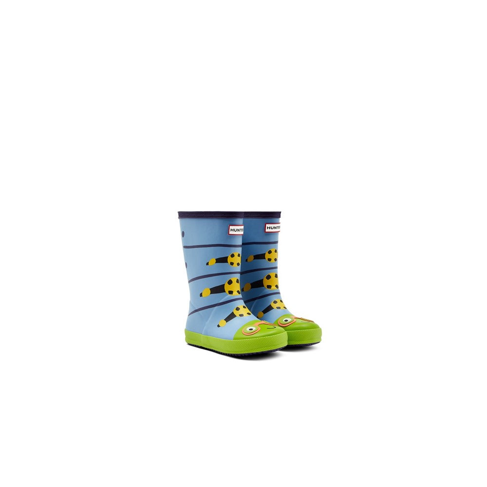 Kids' Hunter First Classic Caterpillar Character Wellington Boot