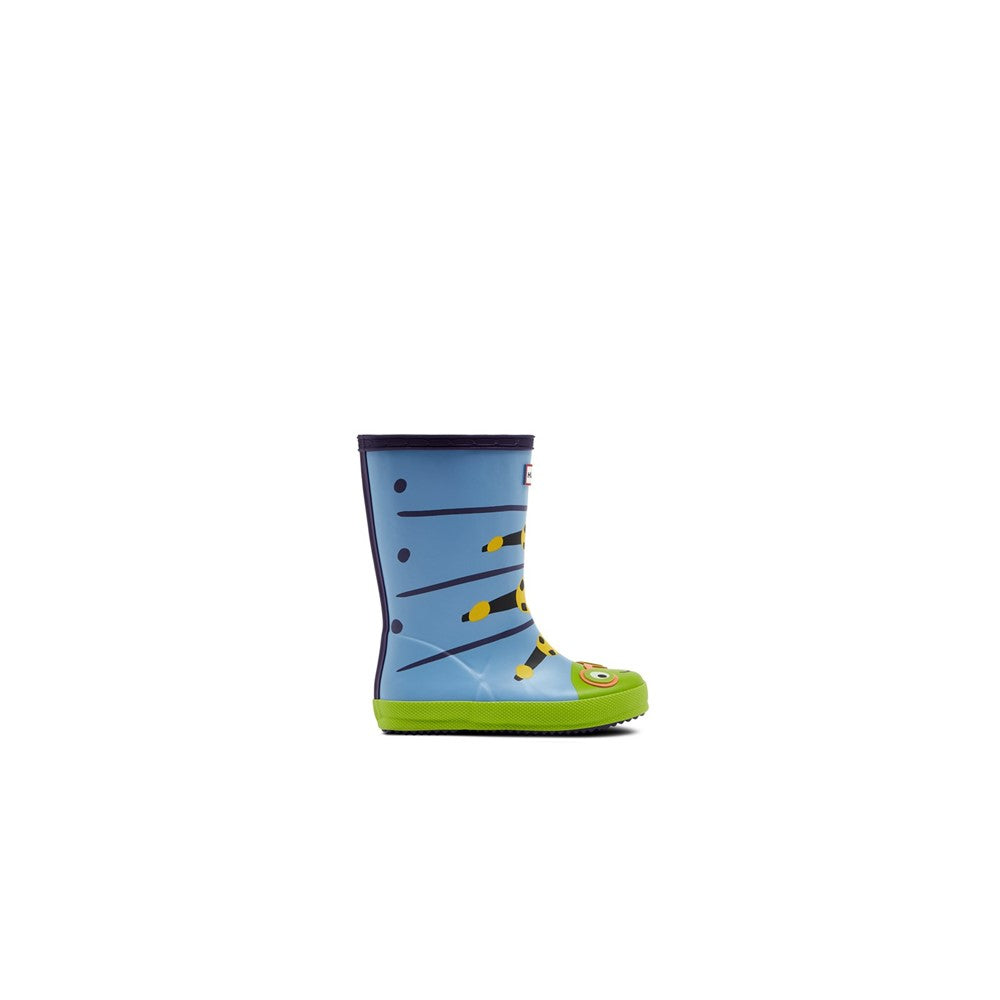 Kids' Hunter First Classic Caterpillar Character Wellington Boot